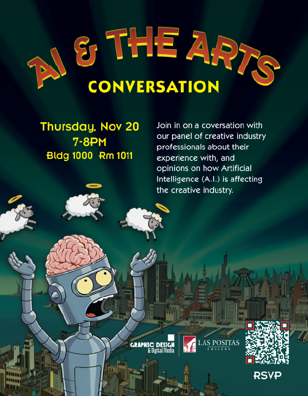 AI and the Arts flyer