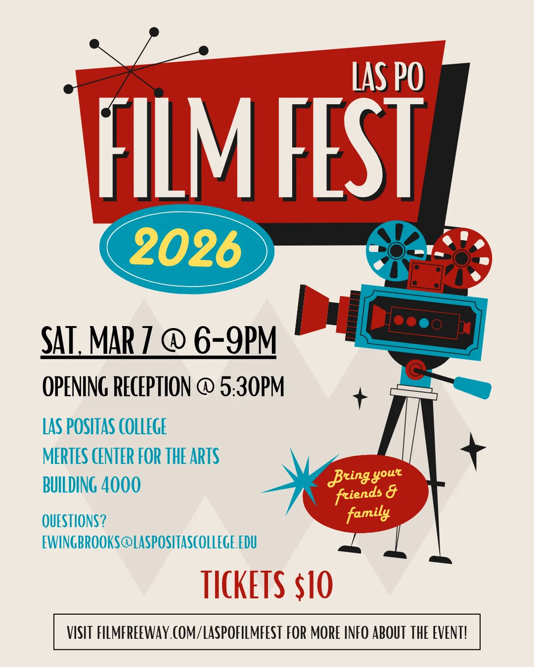 2026 LPC Film Fest Instagram graphic