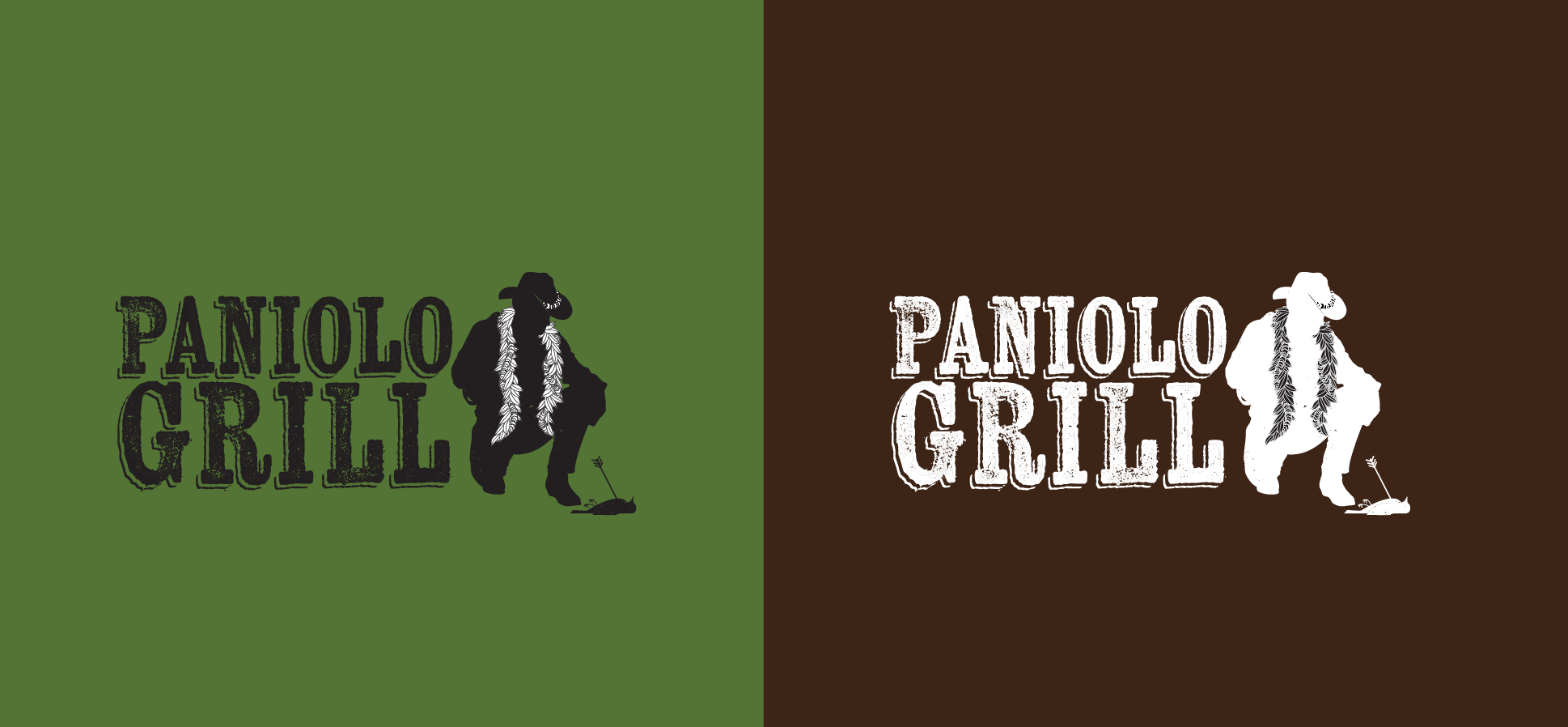 Paniolo Grill logo system