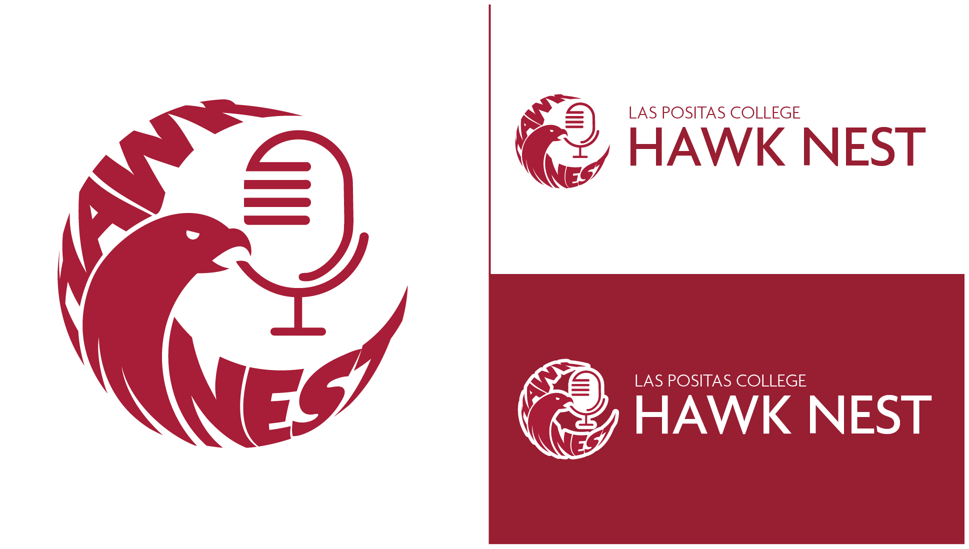 The Hawk Nest logo system
