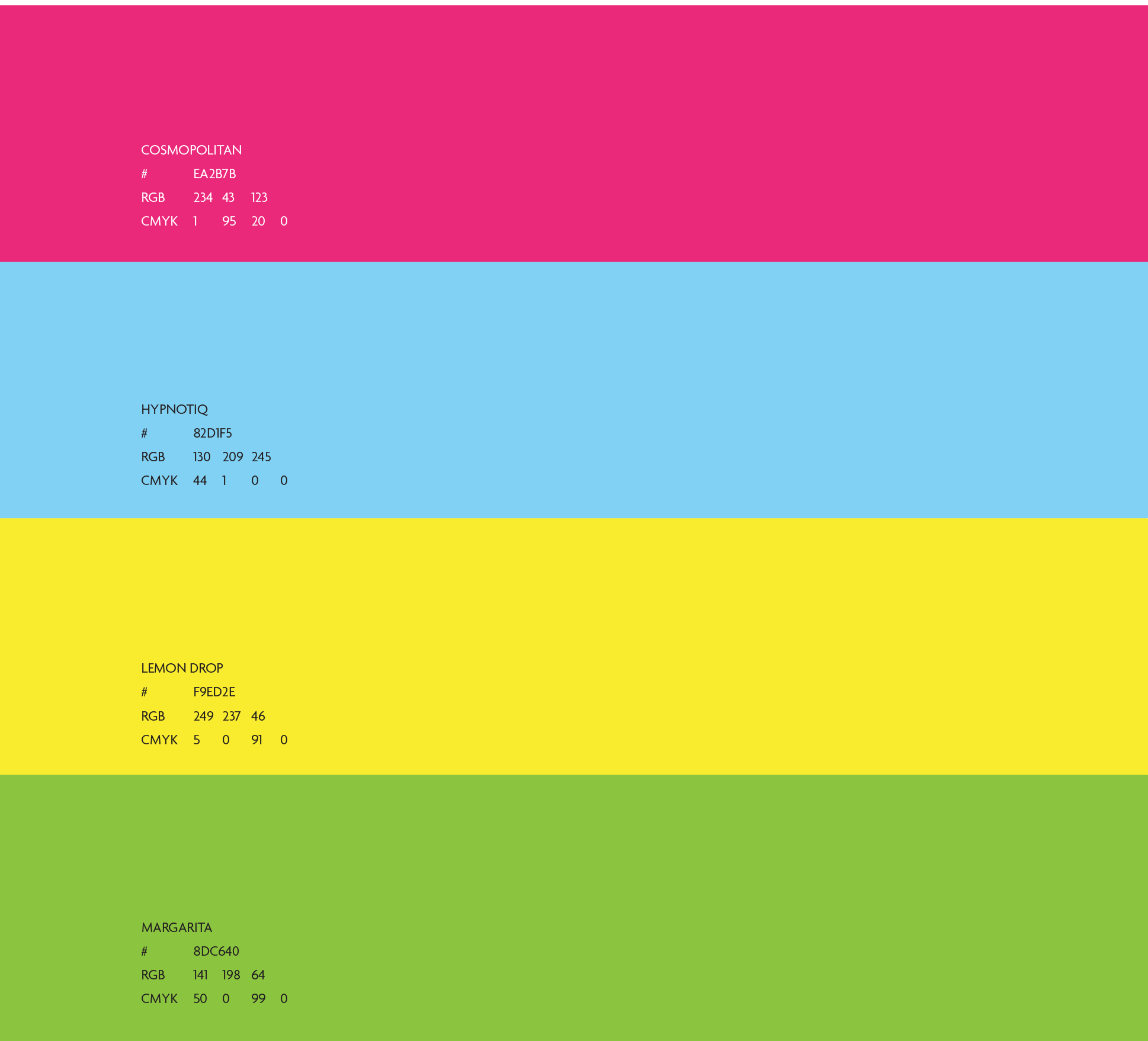 Oasis Afterhours color palette