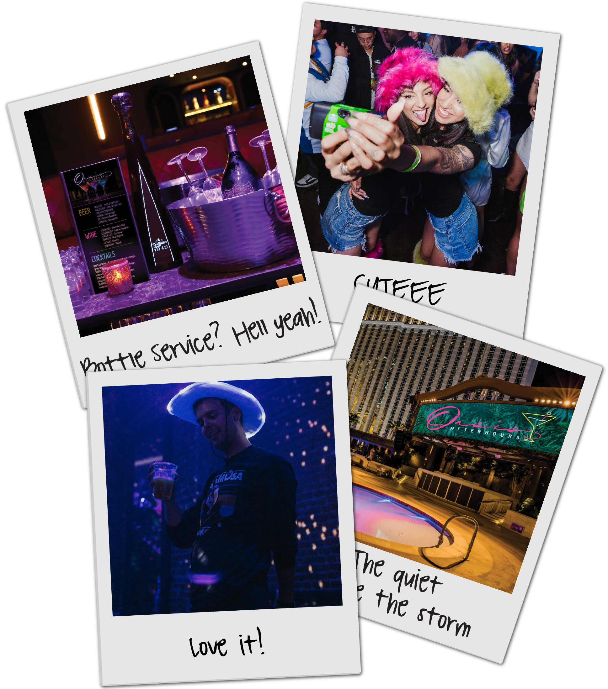 Oasis Afterhours hospitality mockups